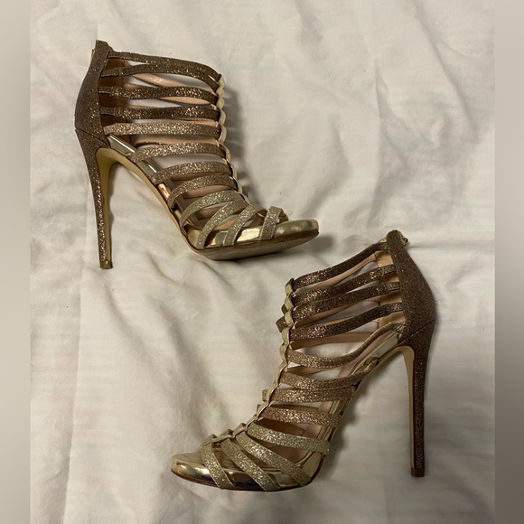 Aldo Sparkle Caged Heels - Picture 2 of 5